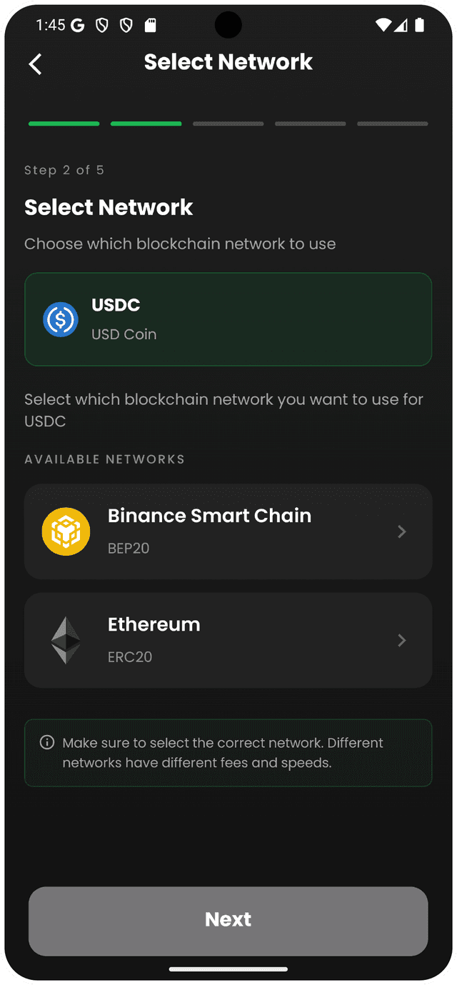 Select a Blockchain illustration